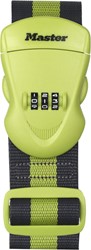 Sangle pour bagages MasterLock combinaison programmable vert/noir