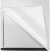 Porte-affiche Nobo magnétique autocollant A4 argent 2 pièces-4