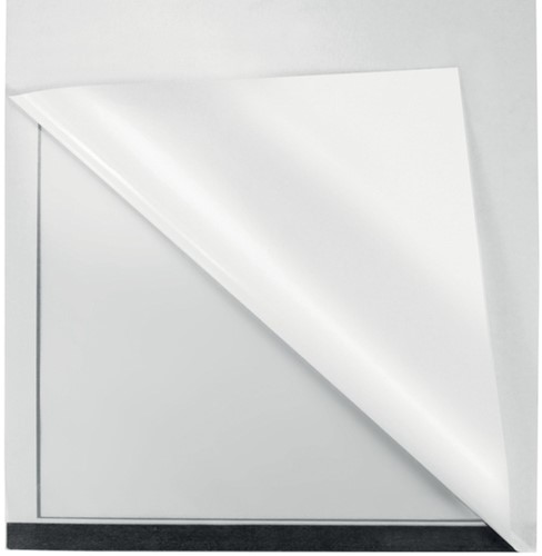 Porte-affiche Nobo magnétique autocollant A4 argent 2 pièces-4
