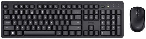 Toetsenbord Trust Ody II draadloos + muis  AZERTY 25363