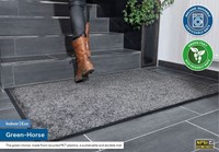 Tapis d'entrée Green-Horse Indoor Pro 85x120cm noir-2