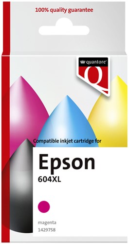 Cartouche d'encre Quantore alternative pour Epson 604XL T10H34 rouge