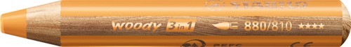 Crayon de couleur STABILO 880 woody 3-en-1 multi-surfaces or