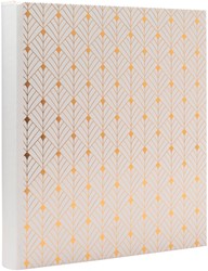 Album photo Exacompta 29x32cm 60 pages noires Néo Déco blanc