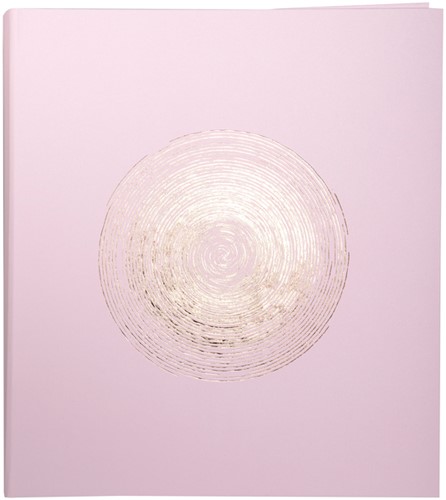 Fotoalbum Exacompta 29x32cm 60 witte pagina's Ellipse roze
