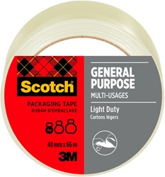 Ruban d'emballage Scotch 4501T66 66mx48mm transparent
