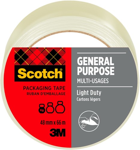 Ruban d'emballage Scotch 4501T66 66mx48mm transparent
