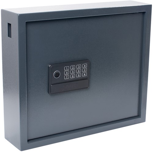 Sleutelkast Pavo High security Magnettag met fingerprintslot 20 haken 350x410x100mm-2