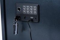 Sleutelkast Pavo High security Magnettag met fingerprintslot 20 haken 350x410x100mm-4