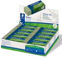 Gum Staedtler Eco 52680 65x23x10mm olijfgroen 20 stuks