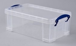 Boîte de rangement Really Useful 5L 340x200x125mm transparent blanc