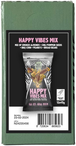 Nuts NoyNuts Happy vibes mix sachet 45g-3