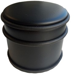 Butoir de porte BRASQ avec anneau caoutchouc noir