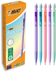 Portemine BIC Matic pastel HB 0,7mm pastel assorti