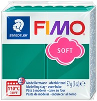 Boetseerklei Fimo soft 57 gram smaragd