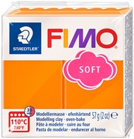 Boetseerklei Fimo soft 57 gram mandarijn