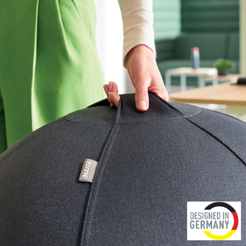 Ballon d'assise Leitz Ergo anti-basculement 55cm gris foncé-2