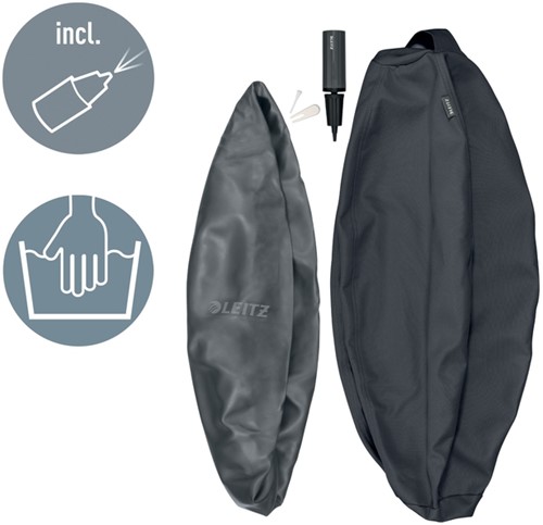 Ballon d'assise Leitz Ergo anti-basculement 75cm gris foncé-2