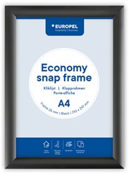 Cadre clipsable Europel Economy A4 noir