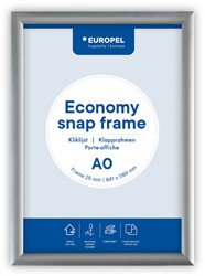 Cadre clipsable Europel Economy A0 argent