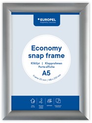 Cadre clipsable Europel Economy A5 argent