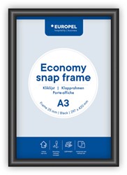 Cadre clipsable Europel Economy A3 noir