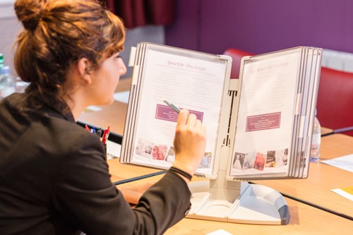 Système de présentation pupitre Tarifold Design A4 PP 10 poches-1