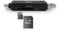Lecteur de cartes ACT USB-C/USB-A 3.0-1