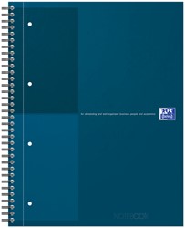 Cahier à spirale Oxford International Notebook A4+ ligné bleu pétrole