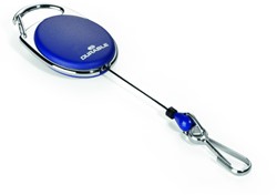 Enrouleur Durable Style avec mousqueton bleu