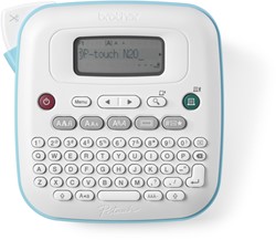 Imprimante étiquettes Brother P-touch Btag PT-N20 bureau qwerty 12mm blanc