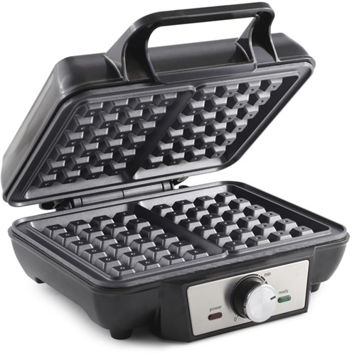Gaufrier Tomado pour 2 gaufres noir