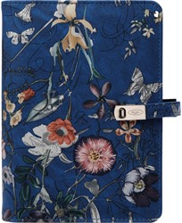 Organiseur Kalpa Personal Agenda 2026-2027 7 jours/2 pages floral bleu