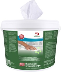Lingette désinfectante Dreumex Disinfectant & Cleaning seau 800 pièces blanc