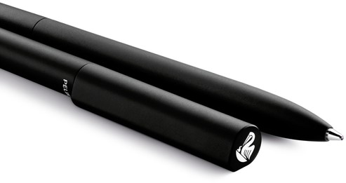 Stylo bille Pelikan Ineo Elements K6 Medium Black Rock-1