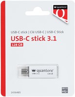 Clé USB 3.1 Quantore USB-C 128Go argent
