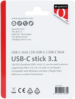 Clé USB 3.1 Quantore USB-C 128Go argent-2