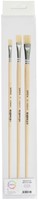 Pinceaux Qrea soie de porc set de 3 largeurs-3