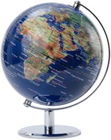 Globe Troika 20cm bleu/vert