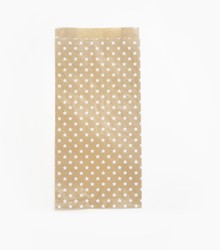 Sachet cadeau Clairefontaine 16x30x5cm kraft étoiles 50 pièces