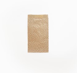 Sachet cadeau Clairefontaine 12x24x4,5cm kraft coeurs 50 pièces