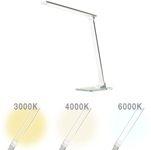 Lampe de bureau Unilux POPY LED blanc-10