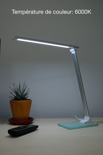 Lampe de bureau Unilux POPY LED blanc-12