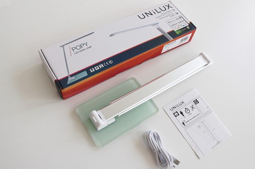 Lampe de bureau Unilux POPY LED blanc-3