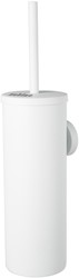 Set WC brosse et pot métal blanc 332140