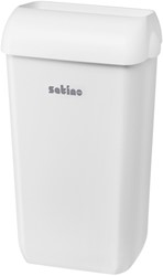 Poubelle Satino ouverte 23 litres blanc 332580