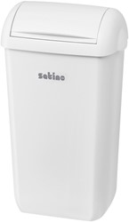 Poubelle hygiène féminine Satino 23 litres blanc 332590