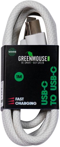 Câble de charge Green Mouse USB-C vers USB-C Data Wowen 1m-2
