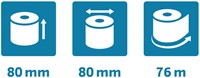 Bobine Exacompta 80mmx76m mandrin Ø12mm SafeContact thermique-4
