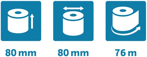 Bobine Exacompta 80mmx76m mandrin Ø12mm SafeContact thermique-4
